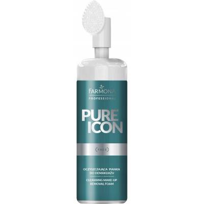 Farmona Natural Cosmetics Laboratory Почистваща пяна за лице Pure Icon, с водорасли и силиконова четка, 150 ml