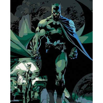 Zuty Batman v laboratoři 40 x 50 cm vypnuté plátno na rám 8596530135852