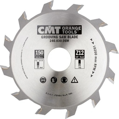 CMT Orange Industrial Drážkovací kotouč D180x5 d30 Z18 HW