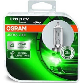 Image 1 of OSRAM Крушка OSRAM H11, 12V, 55W, 3200K, 1350lm, 2 броя