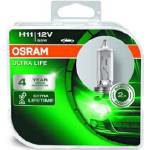 OSRAM Крушка OSRAM H11, 12V, 55W, 3200K, 1350lm, 2 броя