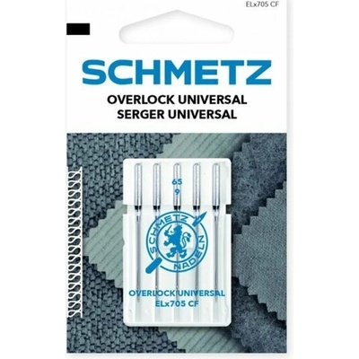 Schmetz Ihly pre coverlocky ELx705 CF 65