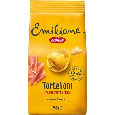 Barilla Emiliane Tortelloni s prosciuttom a syrom Parmigiano Reggiano DOP 10 x 250 g