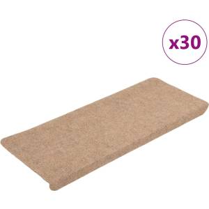 vidaXL Самозалепващи стелки за стълби, 15 бр, 65x24, 5x3, 5 см, сиви (3365898)