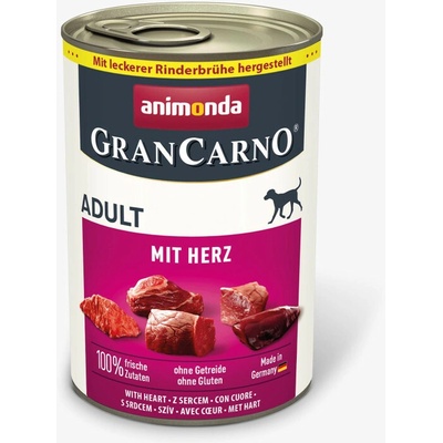 Animonda GranCarno Original Adult bravčové so srdiečkami 400 g