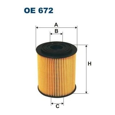 FILTRON Olejový filter OE 672