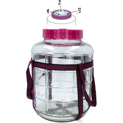 Home Sklenená nádoba s ventilom 15 l
