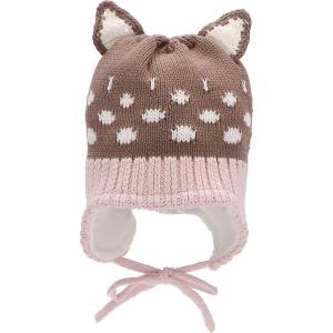 Sterntaler Детска плетена шапка Sterntaler - Коте, 43 cm, 5-6 м (4702246-985) - baby