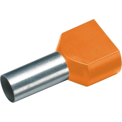 Cimco 182418 Izolovaná dvojitá dutinka Cu 2 x 4/12 mm, oranžová