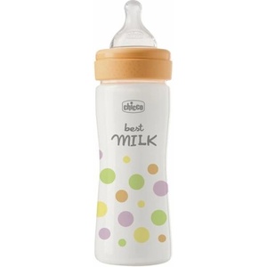 Chicco Бебешка бутилка Perfect Easy 250 ml среден силикон момиче 2m+ (20243.10)