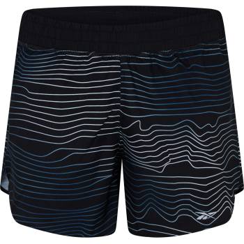 Reebok Дамски къси панталони Reebok Running Printed Shorts Womens Gym Short - Night Black