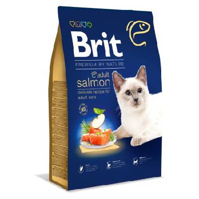 Brit Premium by Nature Cat. Adult Salmon 8 kg