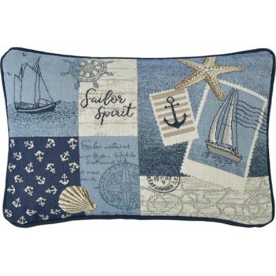 Sander Sailor patch vankúš s nápňou 32x48