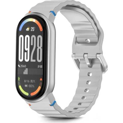 Tech-Protect силиконова спортна каишка за Xiaomi Smart Band 8 / 9 / 10 / NFC - сив