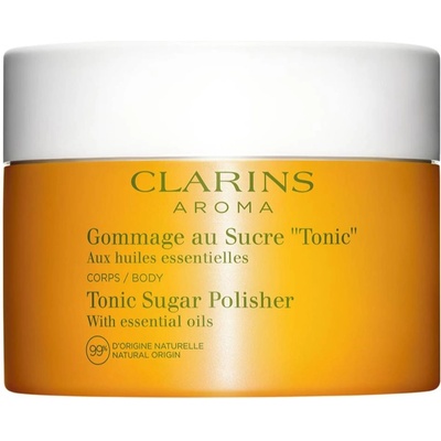 Clarins Tonic Sugar Polisher озаряващ пилинг с ревитализиращ ефект 250 гр