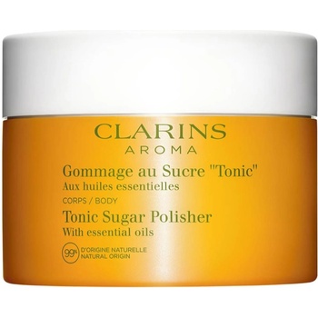 Clarins Tonic Sugar Polisher озаряващ пилинг с ревитализиращ ефект 250 гр