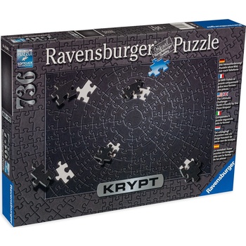 Ravensburger Пъзел Ravensburger от 736 части - Черен крипт (12000054)