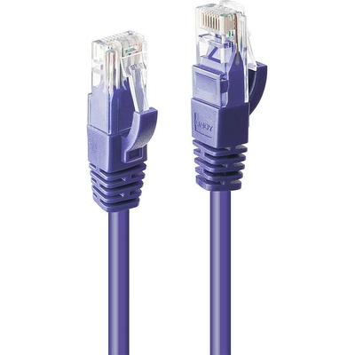 Lindy 48129 RJ45 CAT 6 U/UTP 20m fialový