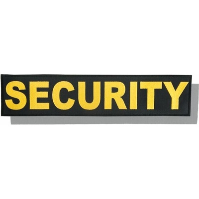 Nášivka: SECURITY [velká] černá | žlutá