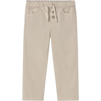 Mayoral Дълъг панталон Mayoral - С джобове, поплин, кремав, 6 м (25-01577-081-6M)