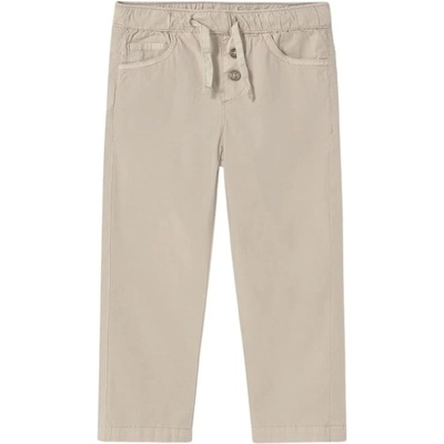 Mayoral Дълъг панталон Mayoral - С джобове, поплин, кремав, 6 м (25-01577-081-6M)