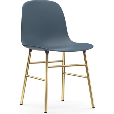 Normann Copenhagen Form Chair modrá / mosadzná