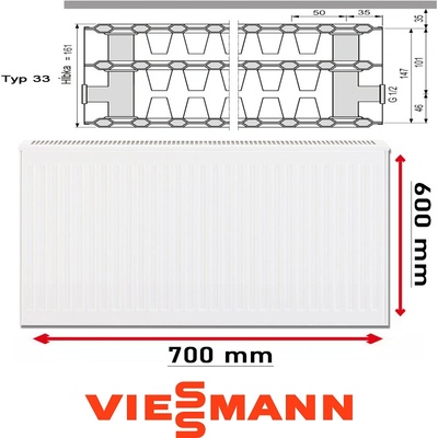 Viessmann 33 600 x 700 mm