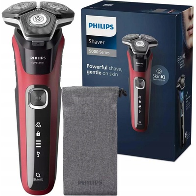 Philips Series 5000 Wet & Dry S5883/10 čierny, červený