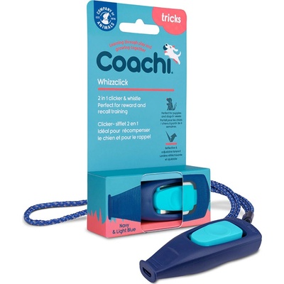 Coachi Whizzclick clicker s píšťalkou tmavě modrý
