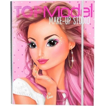 Top Model Omalovánky, kreativní sada Make-Up studio, s líčidly