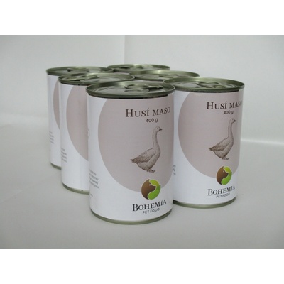 Bohemia Pet Food husí maso ve vlastní šťávě 6 x 400 g