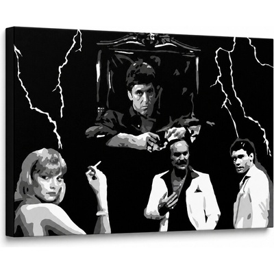 Ručne maľovaný POP Art obraz AL PACINO - 80x60 cm