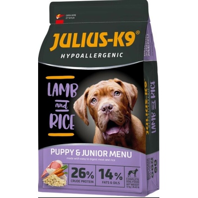 Julius-K9 Hypoallergenic Puppy & Junior Lamb & Rice 2 x 12 kg