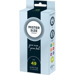 MISTER SIZE - тънък презерватив - 49 мм - 10 броя - lovesexshop