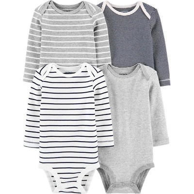 CARTER'S Body dlhý rukáv Striped chlapec LBB 4ks