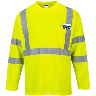 Portwest Reflexné tričko S191 s dlhým rukávom žlté 3XL