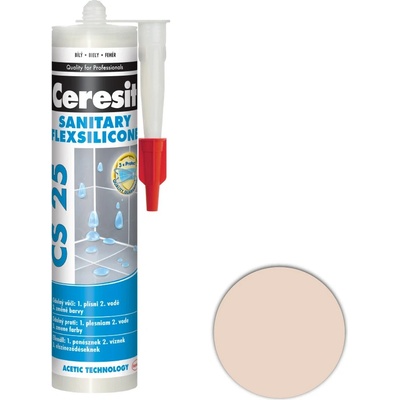 Ceresit CS 25 Sanitárny Silikón 280 g bahama