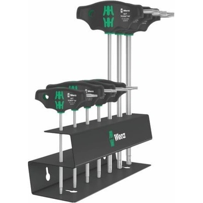 Wera 023456 Šroubováky T-Profil TX 10 ÷ TX 45 s příčnou rukojetí typ 467/7 TORX HF Set 2 P