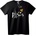 NOONEBRAND Тениска Парижка Любов Айфелова Кула - 2XL, Black