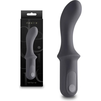Извит G-spot вибратор, компактен, 16, 5см. - Desire Fortuna Smoke (NSTOYS1129)