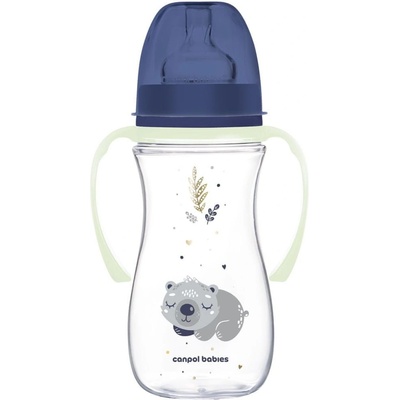 Canpol Babies Antikoliková fľaša EasyStart sleepy koala modrá 300 ml