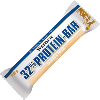 Weider 32% Protein Bar [60 грама] Бисквити и сметана
