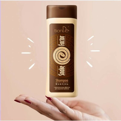 tianDe šampon na vlasy Snake Factor 200 ml