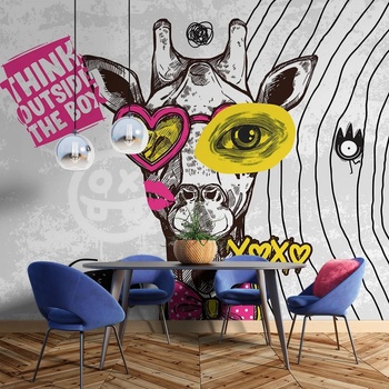 Image 1 of Art Gift Decor Фототапет - Арт жираф