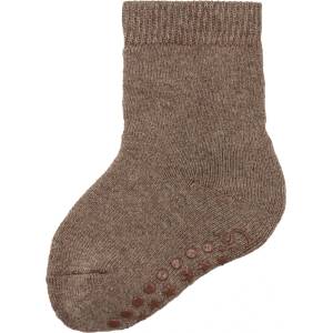 Sterntaler Детски пантофи Sterntaler Kids' ABS Plain Wool Socks Slippers - Braun Melange - размер 19/20 (EU) (702-4225-0412)