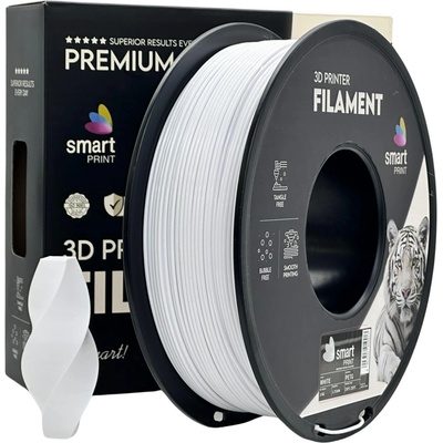 Smart Print FG-S27-E1, 3D филамент, PETG, 1, 75mm, 1000g, Бял (White) (FG-S27-E1)