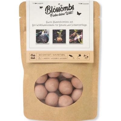 Blossombs Colourful Organic Seed Bombs Blush Pink