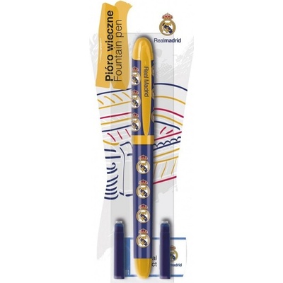 Astra 203015004 Real Madrid plnící inkoustové pero + 3ks náplň blistr
