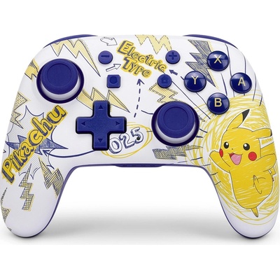 PowerA Nano Enhanced Wireless pro Nintendo Switch - Pokémon: Pikachu School Days NSGP0063-01