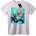 NOONEBRAND Тениска с изкуство на аксолотъл - 2XL, White